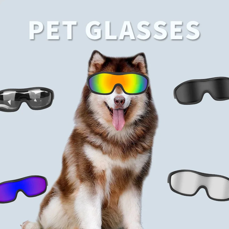 HD Pet Glasses UV-proof Pet Goggles Outdoor Riding Pet Goggles Dog Accessories Dog Sunglasses