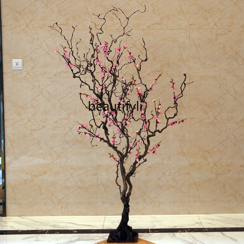 Simulation Plum Tree Natural Dragon Jujube Plum Shape Entrance Decoration Home Hanging Decorations