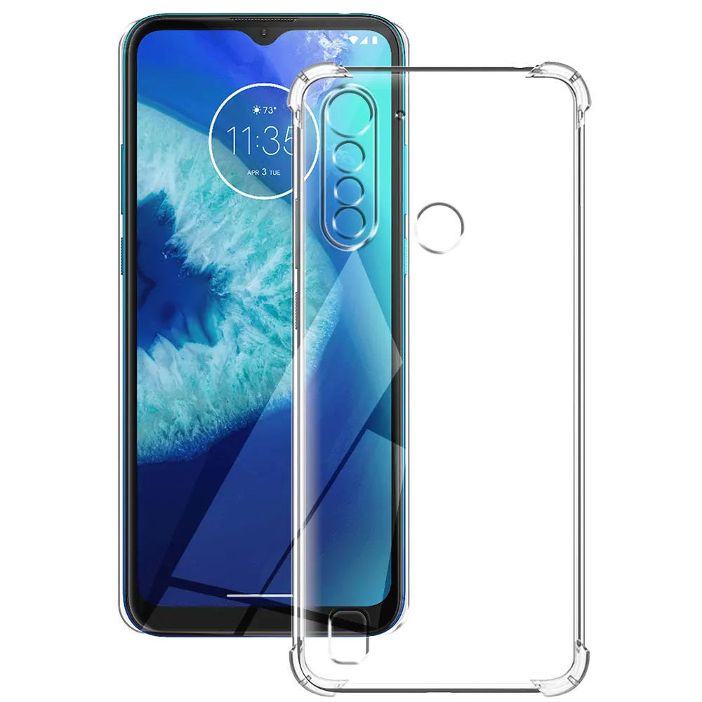 For Motorola Moto G8 Power Lite Case Soft Silicone Cover For Moto G8 Power Lite Case G8 Power Lite Clear Shockproof Bumper Coque