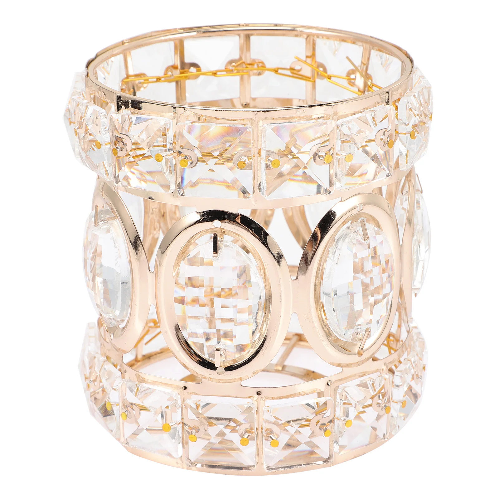 

Stylish Crystal Lamp Cover for Chandelier Table Lamp Premium Material Shatterproof Lighting Solution E27 Base Compatible Indoor