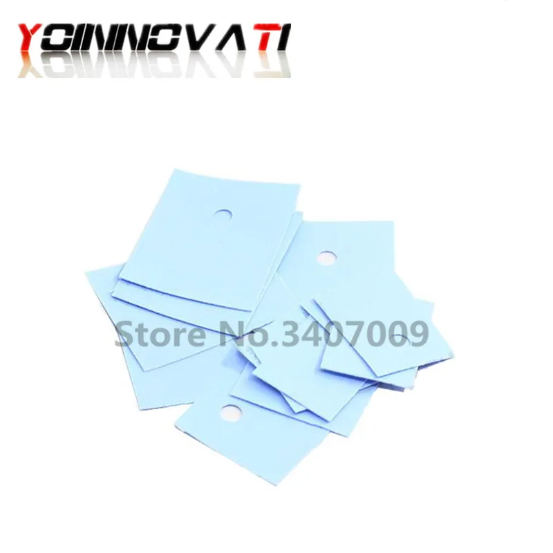 100 PCS Large TO-3P TO-247 Silicone Sheet Insulation Pads Silicone Insulation Film