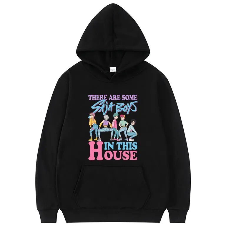 

Hot Movie Kpop Demon Hunters Saja Boys Hoodie Men Women Fashion Vintage Oversized Streetwear Male Casual Fleece Cotton Hoodies