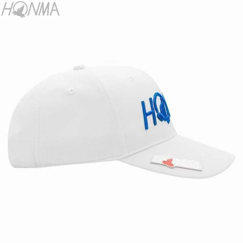 HONMA Unisex Golf Baseball Cap Adjustable Outdoor Sports Sun Hat Curved Brim All Season Casual Wear