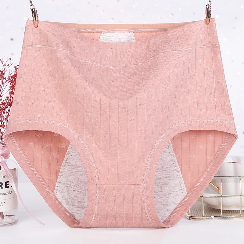 6XL Leak-Proof Menstrual Briefs For Women Cotton Panties Lingerie Physiological Underpants Period Underwear Female Intimates