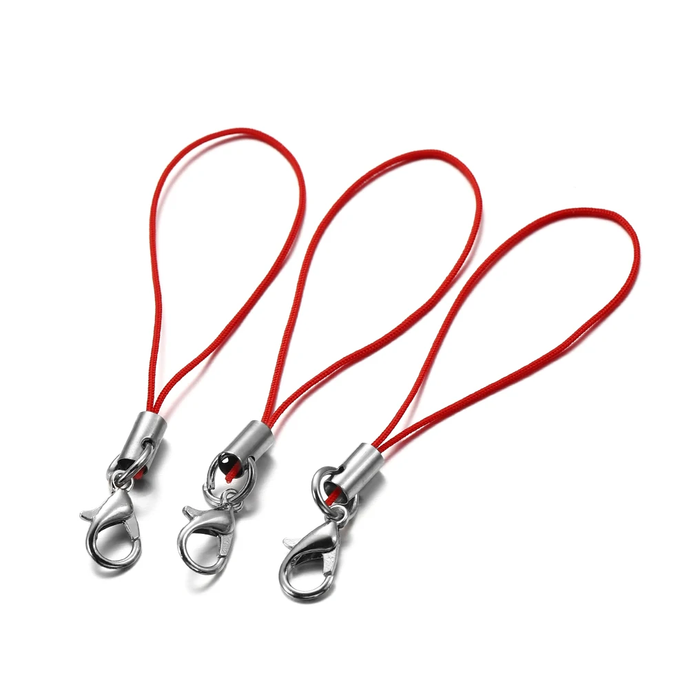 20/50/100 Stück Lanyard Lariat Strap Cords Karabinerverschluss Seil Schlüsselanhänger Haken Handy Set Charms Schlüsselanhänger Anhänger Schlüsselanhänger Zubehör