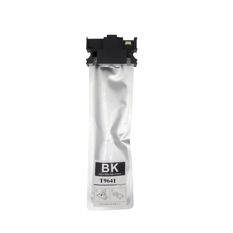 Imagem -02 - Compatível Bolsa de Tinta Tinta Pigmento Completo com Chip para Epson wf M5299 M5799dwf M5299dw M5298dw M5799 M5298 Priner T9641 T9651 T9661