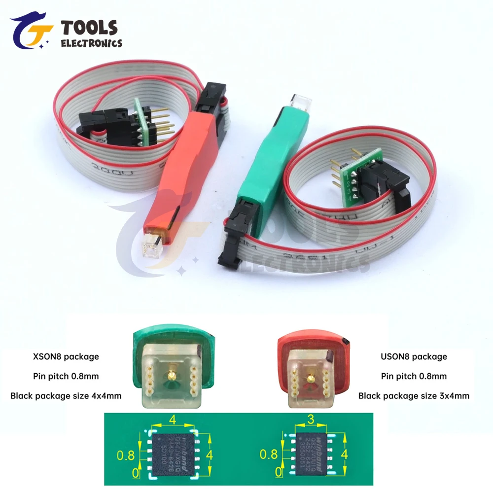 

USON8 XSON8 Non-Disassembly Chip Spring Pin Test Probe Programmer for Hard Drive Data Recovery and E-Flash Programming
