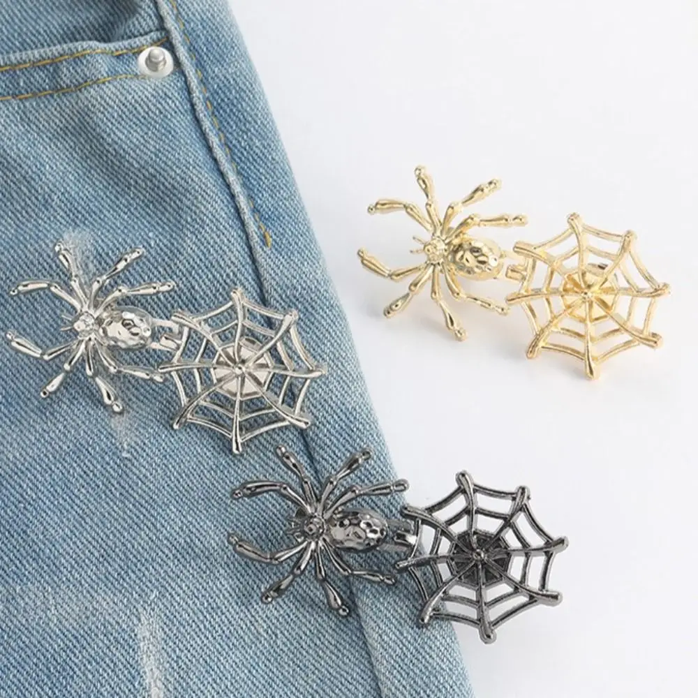 Fashion Jeans Button Adjustable Spider Clips for Pant Skirts Waist Tightener Buckle Snap Button Adjuster Pin No Sewing Required