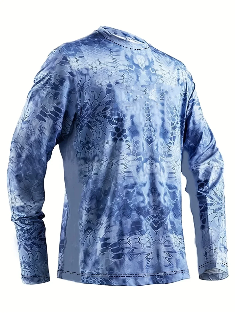 

Men's Soft Long Sleeve Fishing Shirt UV Sun Protection Casual Performance Tee Outdoor Sports T-shirt