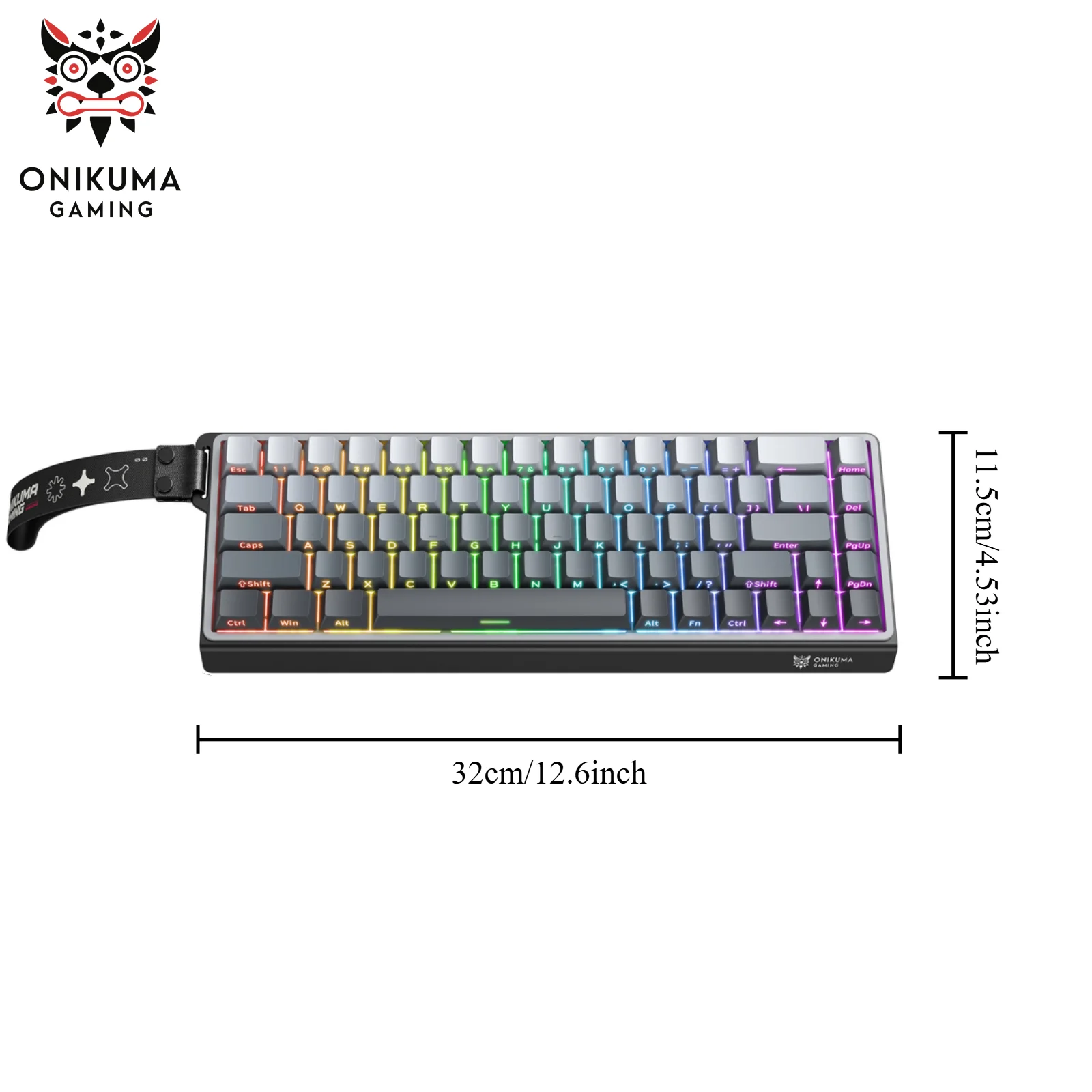 ONIKUMA G69 Esports Gaming Keyboard - Magnetic Switch, 0.02mm Key Precision, FPS & MOBA Game Optimized