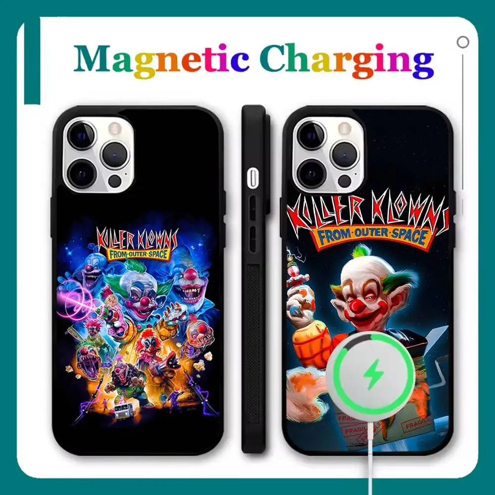 

K-Killer Klowns From Outer Space Phone Case For iPhone 17,16,15,14,13,12,11,Pro,Max,Plus,Mini,Air,SE Magsafe Wireless Charging