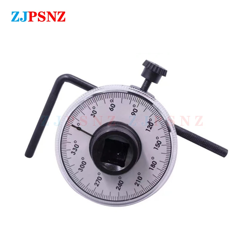 360° 1/2 Inch Adjustable Drive Torque Angle Gauge Auto Garage Tool Sets Professional For Hand Tools Wrench Auto Repair Measurer