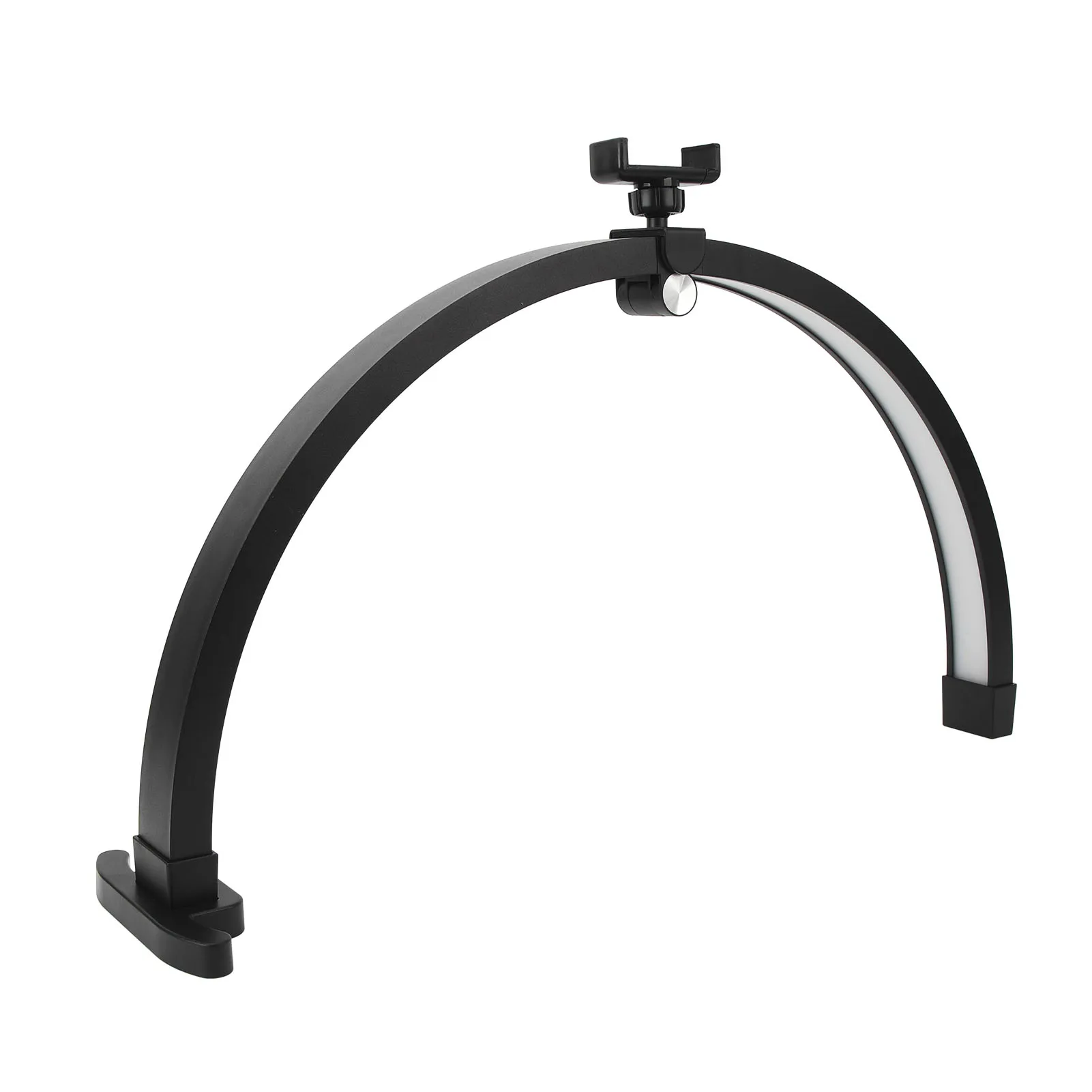 20 Inch Half Moon Nail Desk Lamp Foldable High Color Rendering 20W Touch Key Half Moon Fill Light with Phone Clip for Nail Art - view 6