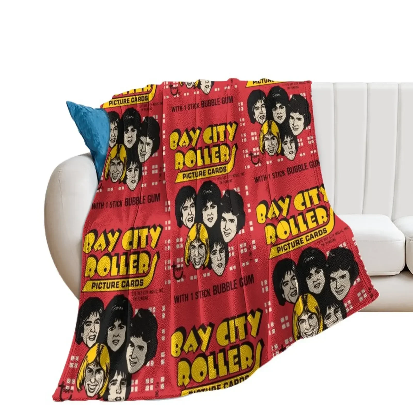 

Bay City Rollers - S-A-T-U-R-D-A-Y NIGHT !! Throw Blanket Kid'S halloween for sofa Blankets