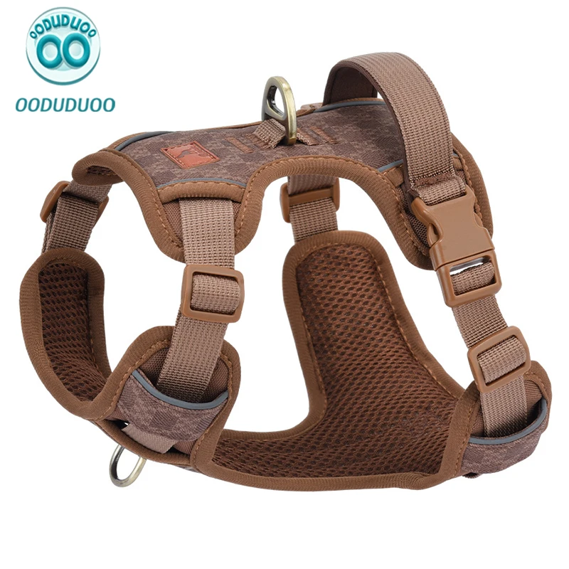 

‌OODUDUOO Adjustable Dog Vest Harness Breathable Durable Oxford fabric All Sizes for Retrievers Corgis Samoyeds‌
