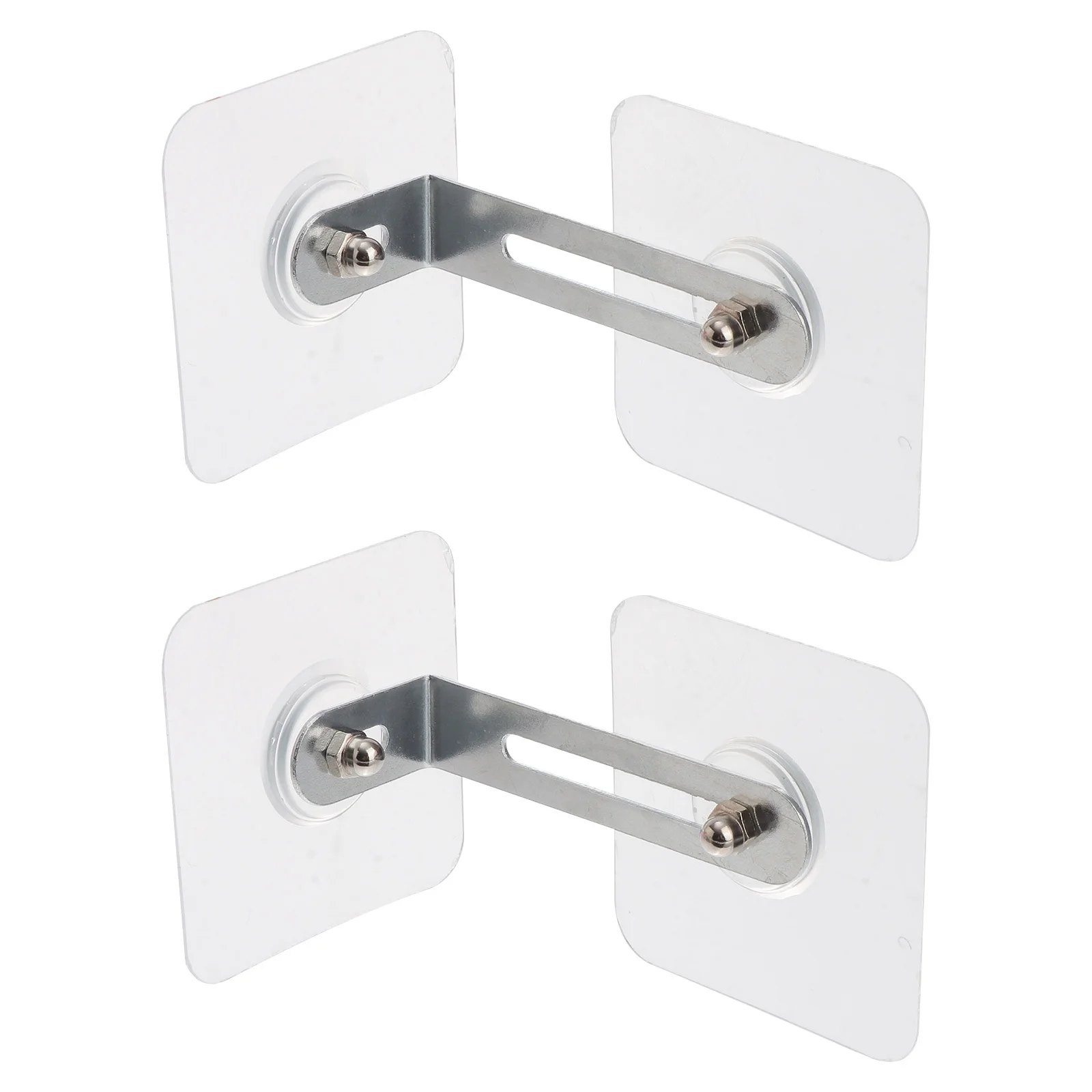 

2Sets Punch-Free Anti-Tilt Furniture Anchors Safety Protectors for Cabinets Wardrobe Drawers Anti-Falling Device