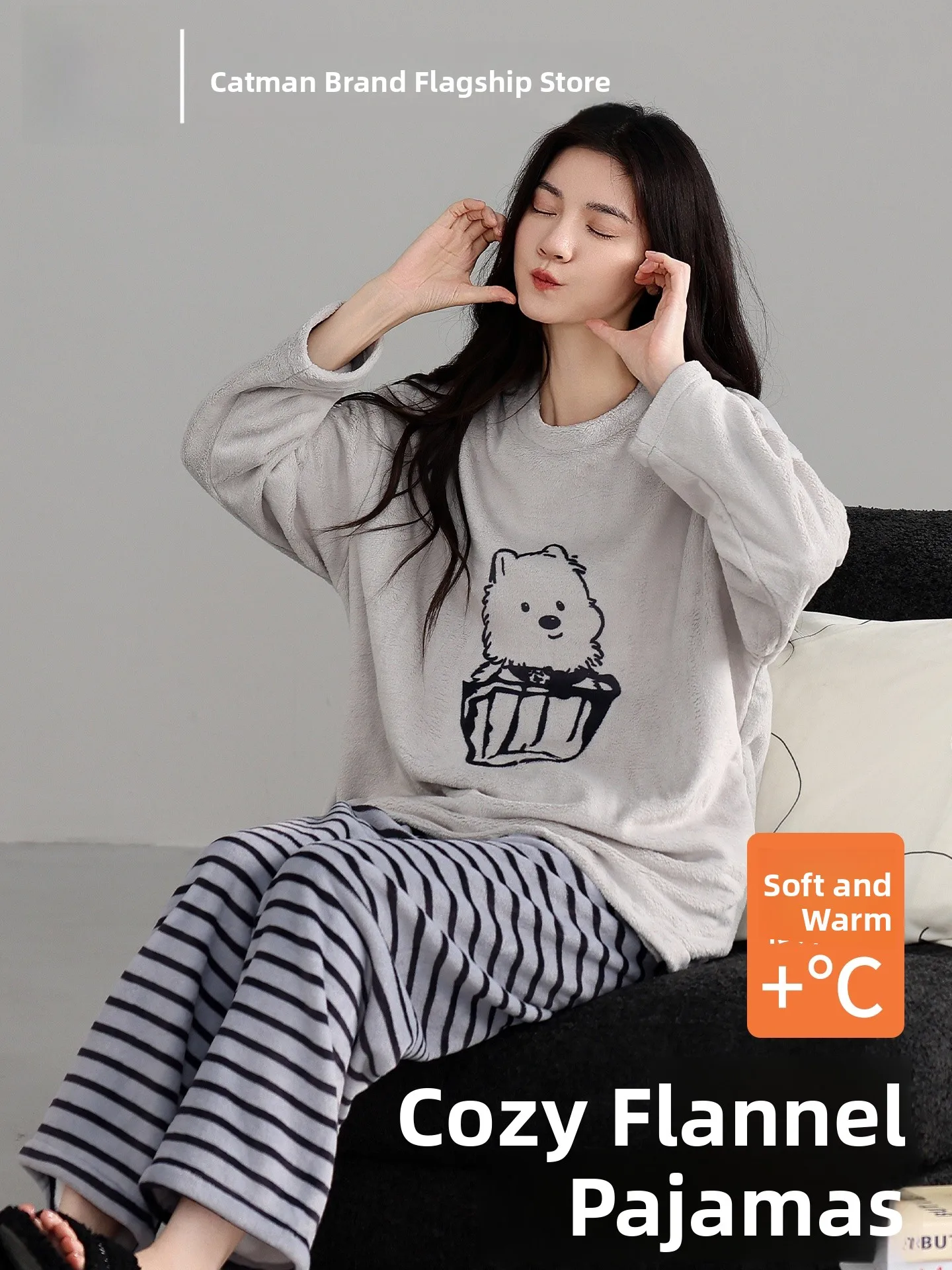 warm-fleece-ladies-sleepwear-set-2025-autumn-new-cartoon-sweet-style-home-clothes-outerwear-cozy-long-sleeve-round-neck-pajamas
