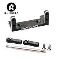 Rhino Axial Capra Axles CNC Upper Link And Servo Mounts with 5.0mm Titanium Alloy Link V2