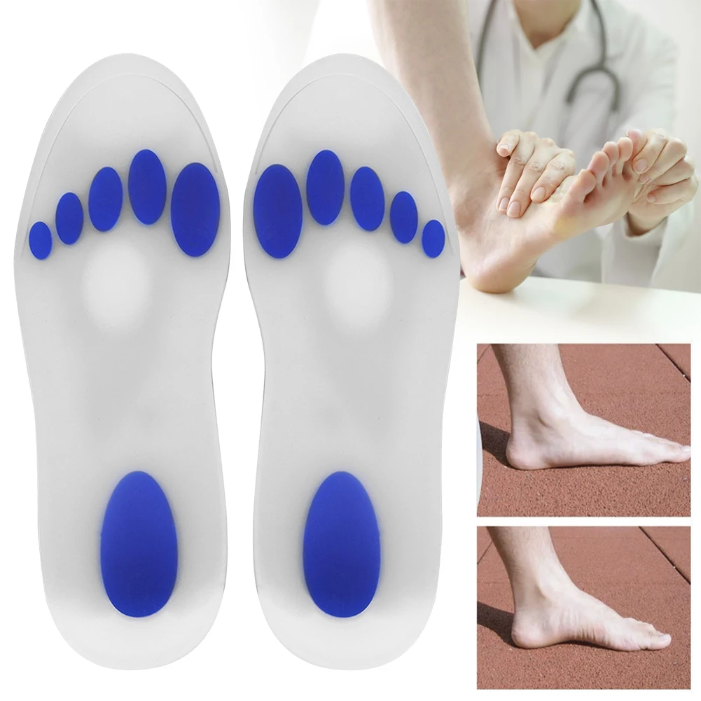 Silicone Insoles Effective Pain Relief For Plantar Fasciitis Heel Spurs Arch Pain For Everyday Wear