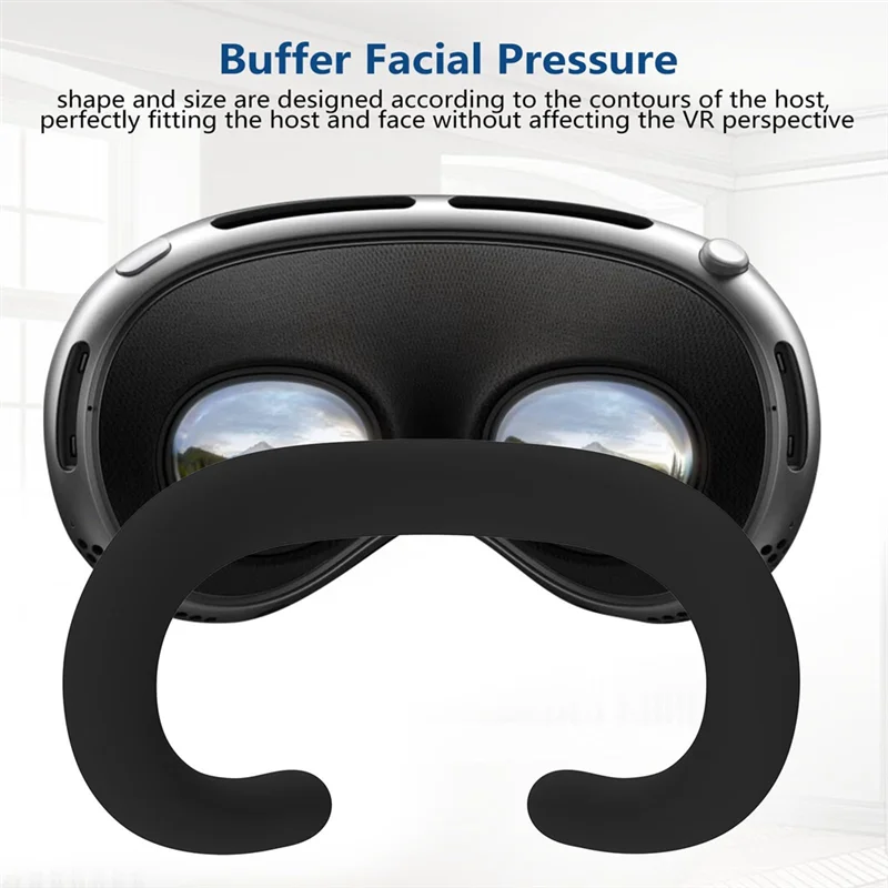 For  Vision Pro Silicone Eye Mask Kit For Vision Pro Console Case Dustproof VR Accessories