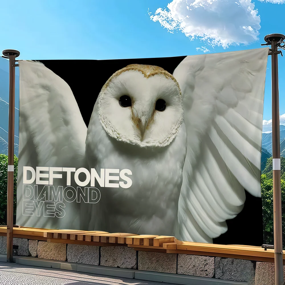 Band D-Deftones flag Advertising Banner for Camping Decoration Outdoor & Garage Wall Hanging Decorations