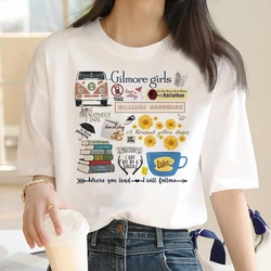 Gilmore ragazze t shirt donna divertente designer harajuku tshirt femminile manga vestiti divertenti