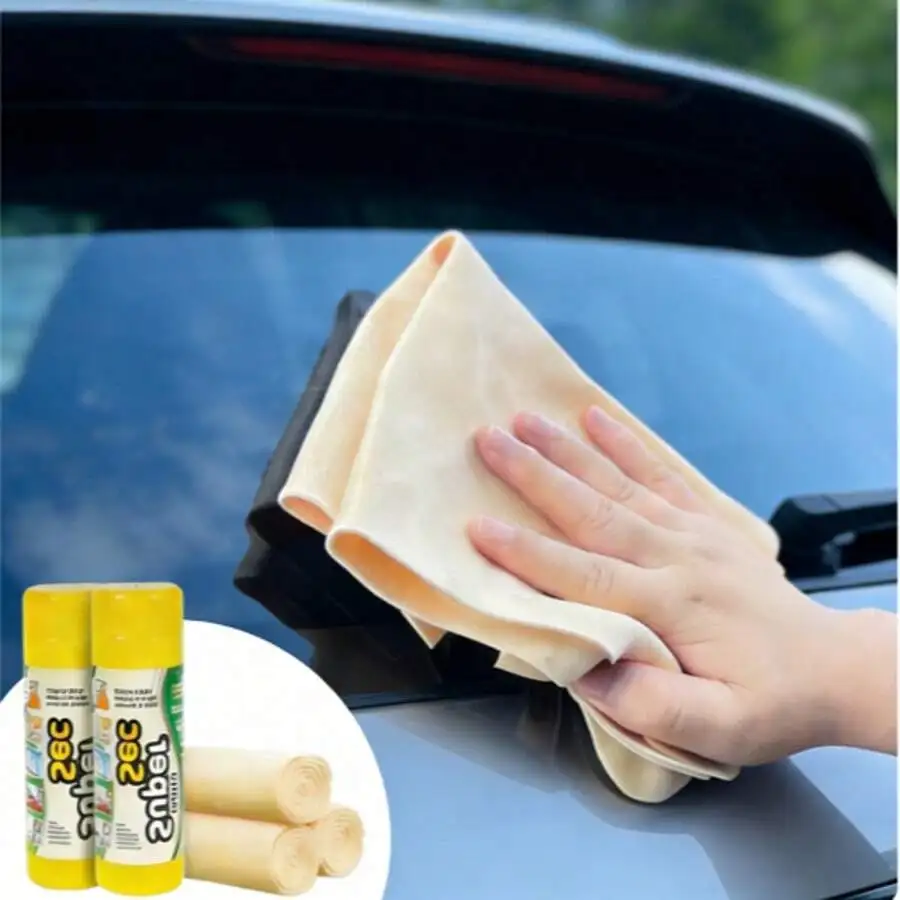 One Or Two Packs Of Cleaning Towels, Highly Absorbent, Imitation Suede Interior Cleaning Cloths, Seamless Glass Cleaning,