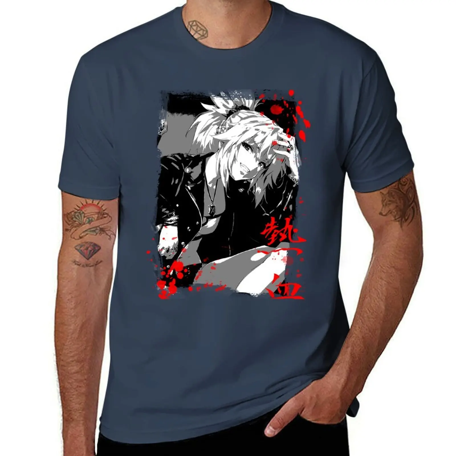 

Футболка Fate-Mordred, мужская футболка, хлопковые футболки, мужская футболка из 100% хлопка