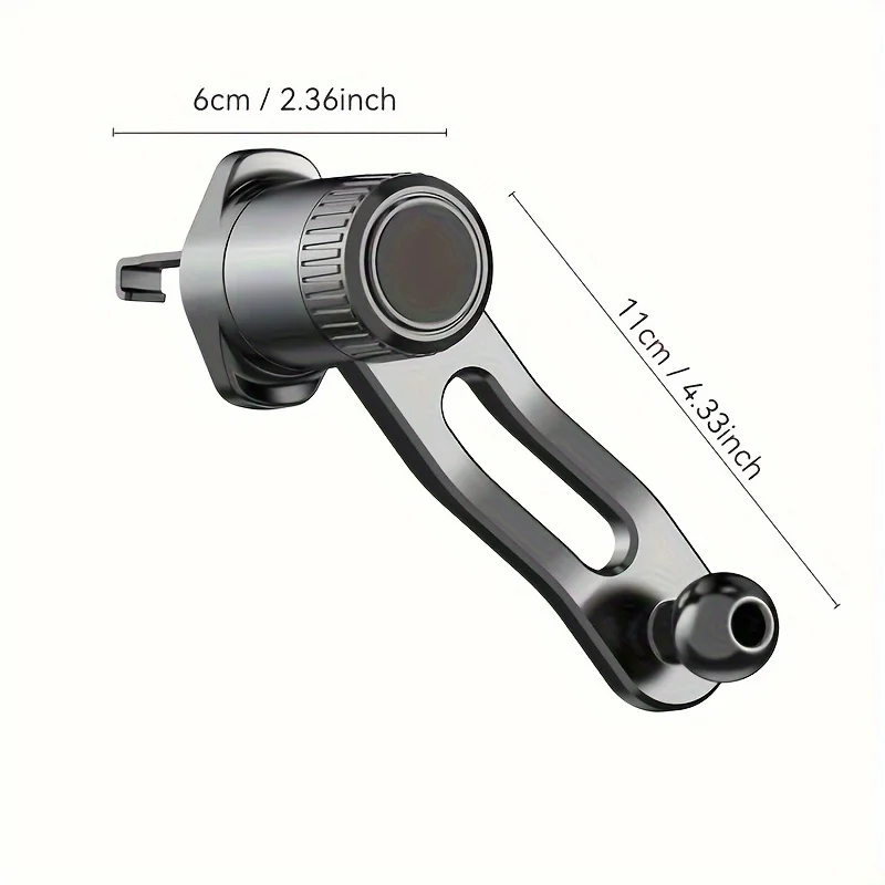 Car support Air outlet Car phone support accessories Hook air conditioning port extension rod support 17mm ball head