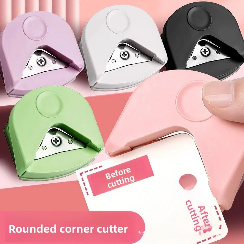 No battery required, easy-to-use trimming tool, portable stainless steel corner cutter, suitable for photos and paper crafts