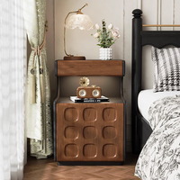 Bedside Table Drawers Modern Nightstand Storage Cabinet Bedroom Organizer Solid Wood Living Room Mesitas De Noche Furniture