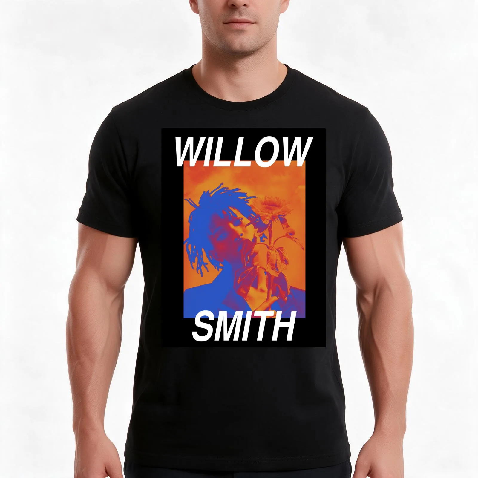 Willow Smith Iridescence T-Shirt, Summer Casual Cotton Tee, Oversized Streetwear Tops, Vintage Graphic Print, Unisex Men Women