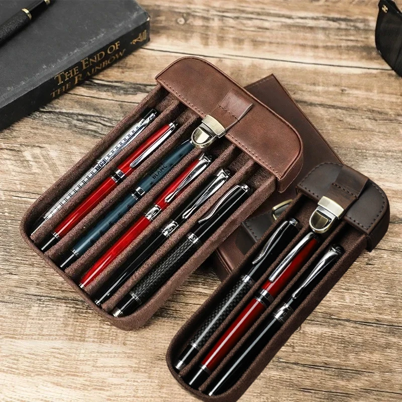 luxury-genuine-leather-fountain-pen-handcrafted-fashion-for-3-6-pen-bag-portable-pencil-case-stationery-office-school-supplies