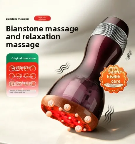 Bianshi massage abdominal meridians whole body universal electric scraping instrument