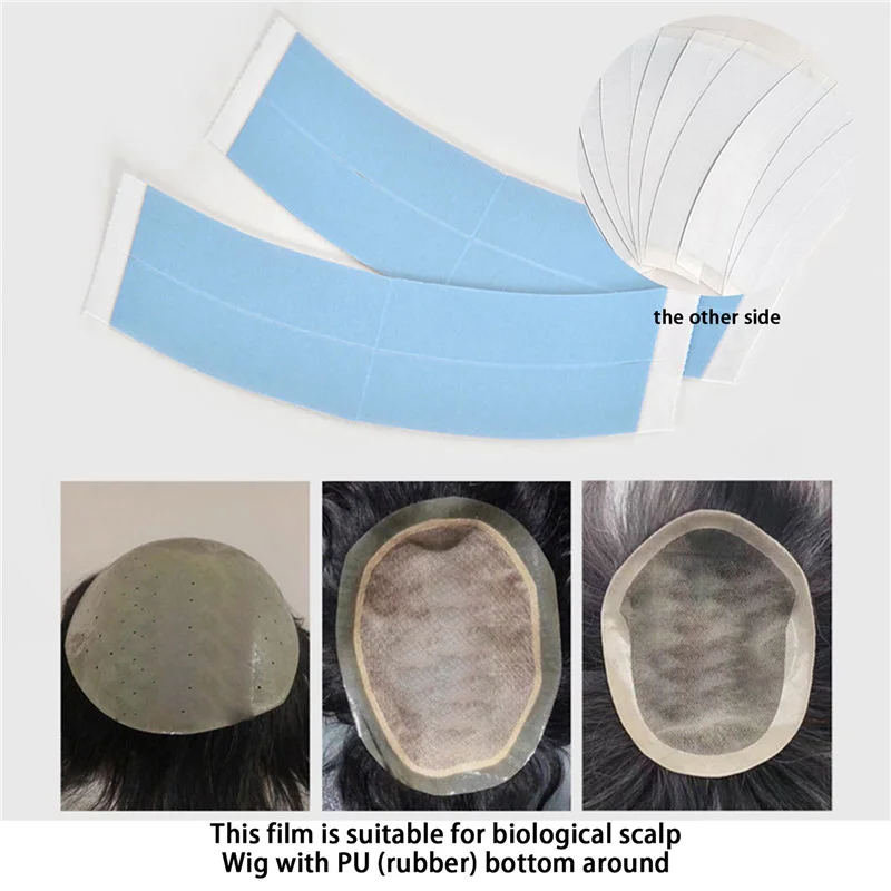 

【SEE】144Pc Strong Fixed Double Tape Wig Adhesive Extended Hair Tape Waterproof For Toupee Lace Wig Film With Slitting Line