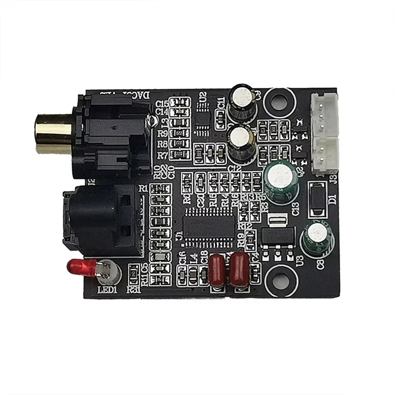3CGRO-Digital Audio Decoder DAC 24 Bit 192K Optical Fiber Coaxial Decoder Signal Input Stereo Output Decod For Sound Amplifier