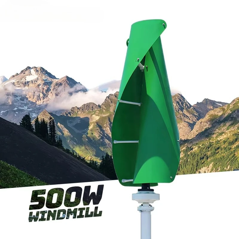 Home Energy Generation System 2kw Vertical Wind Turbine 3kw Solar Panel Elege EL-FS 12V/24V/48V Output 15-Year Warranty