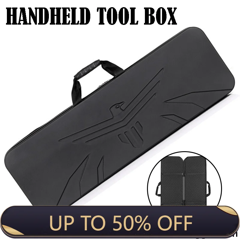 Handheld Tool Box Outdoor Lightweight Fishing Gear Boxes Portable Tactical Box Large Capacity Hardware Tool Storage Boxes