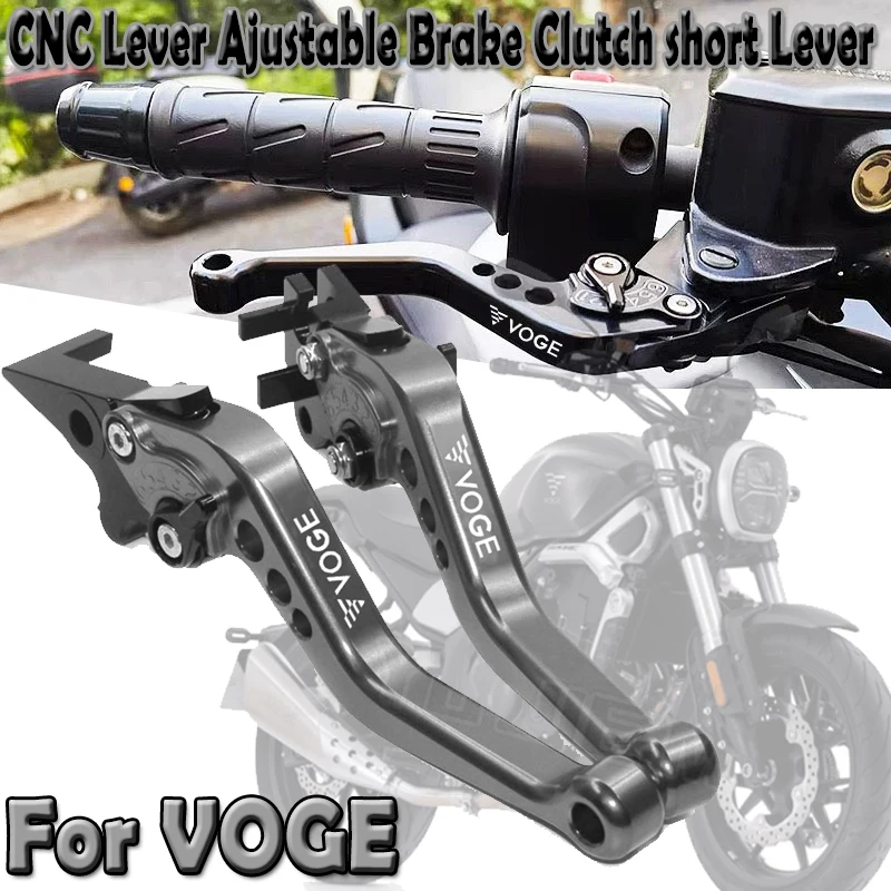 

Для Loncin VOGE 500R/500AC/500DS/500DSX 2020-наст. время: Регулируемая ручка тормоза и рычаг сцепления из ЧПУ-сплава для мотоциклов