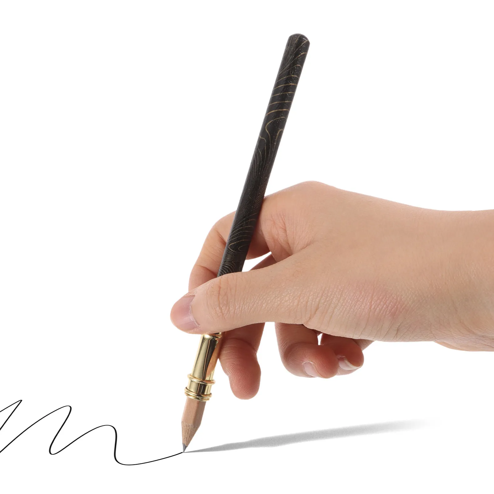 Vintage Marble Pattern Manga Pen Extender Replacement Pole for Artistic Writing Calligraphy Sketching Gear Calligraphy Pens