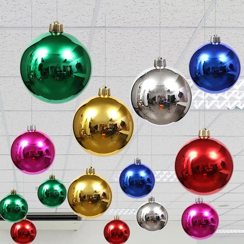 Dekorationen Kunststoff Perlglanzkugel Perlglanz Kugelform Weihnachtskugel 15CM Weihnachtskugeln Einkaufszentrum