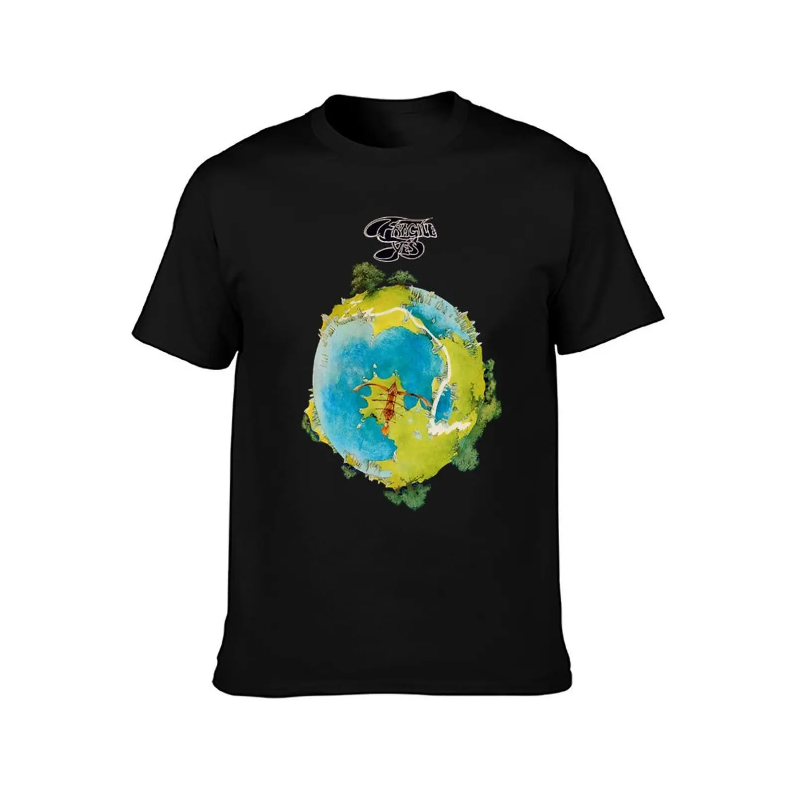 prog musican band T-Shirt, Summer Casual Cotton Tee, Oversized Streetwear Tops, Vintage Graphic Print, Loose Fit Short Sleeve