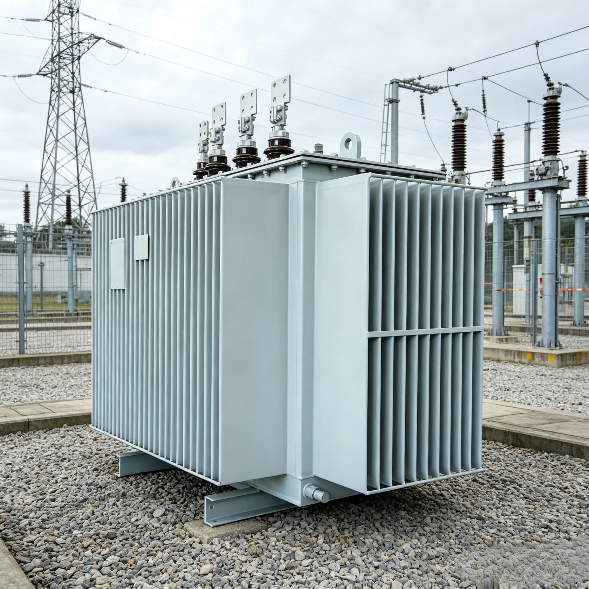1000kVA Oil Immersed Transformer Three Phase Distribution Power Transformer High Voltage Electrical Equipment Customized