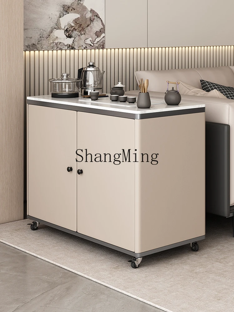 

CL simple modern movable cart household small apartment light luxury tea kettle integrated