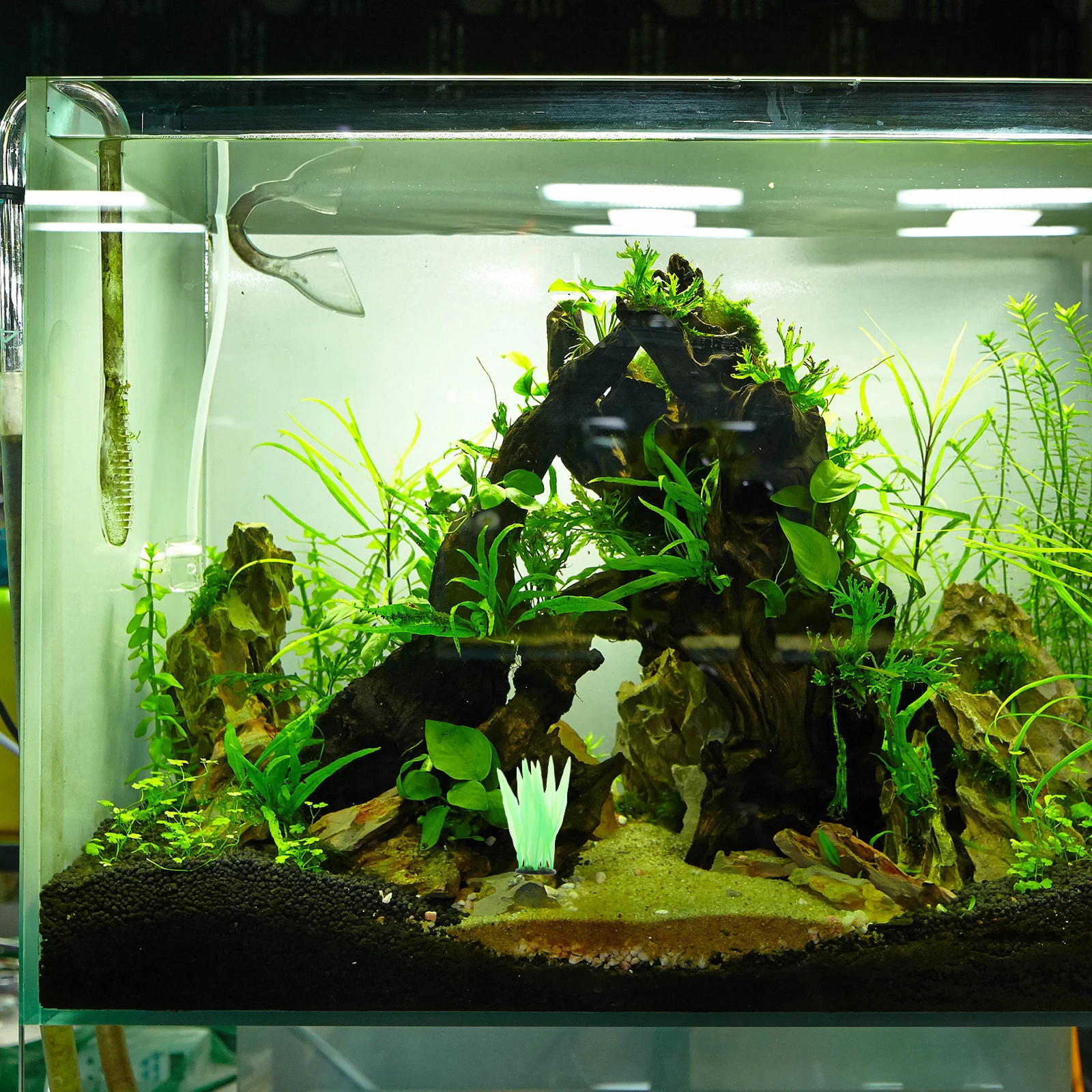 

Realistic Silicone Fake Water Plants Decorations Accessories For Aquatic Decorations Artificial Plants Large Tank Plant