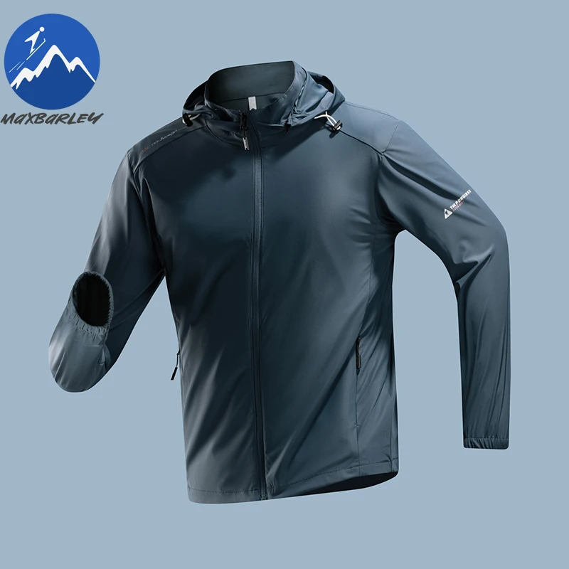 

2026 Summer Sunscreen Windbreaker Men Women Casual Thin Solid Color Ice Silk Hooded Jacket Outdoor Camping Fishing Loose Coat