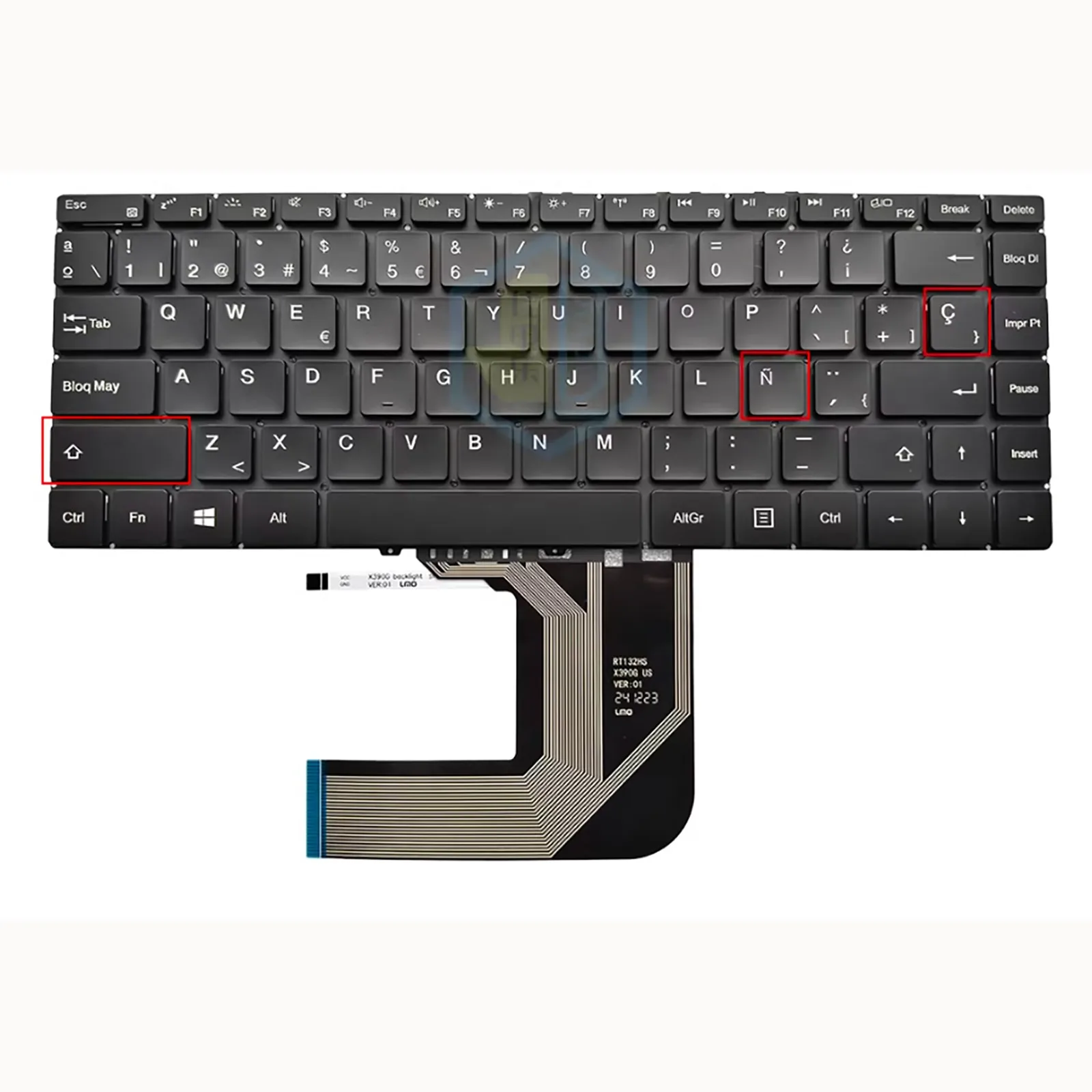 

US RU SP AR Layout for BMAX Book Y13 13.3 XK-HS205 MB30010010 X390G Laptop Keyboard