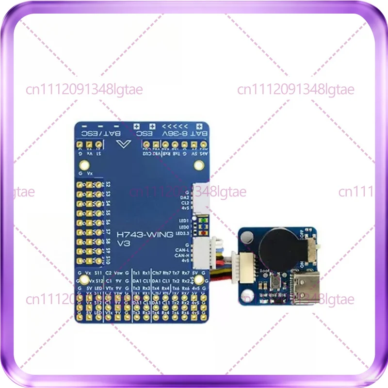 For MATEK Flight Controller H743-WING V3 Dual Camera Input Flight Control Crossover Fixed Wing Module