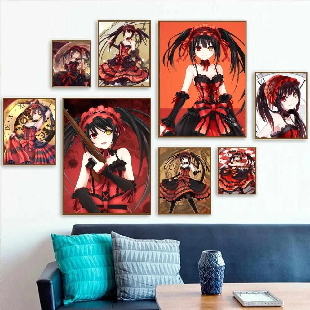 1pc DATE A LIVE Tokisaki Kurumi Poster HD Posters Home Room Bar Cafe Decor Art Wall Painting Picture