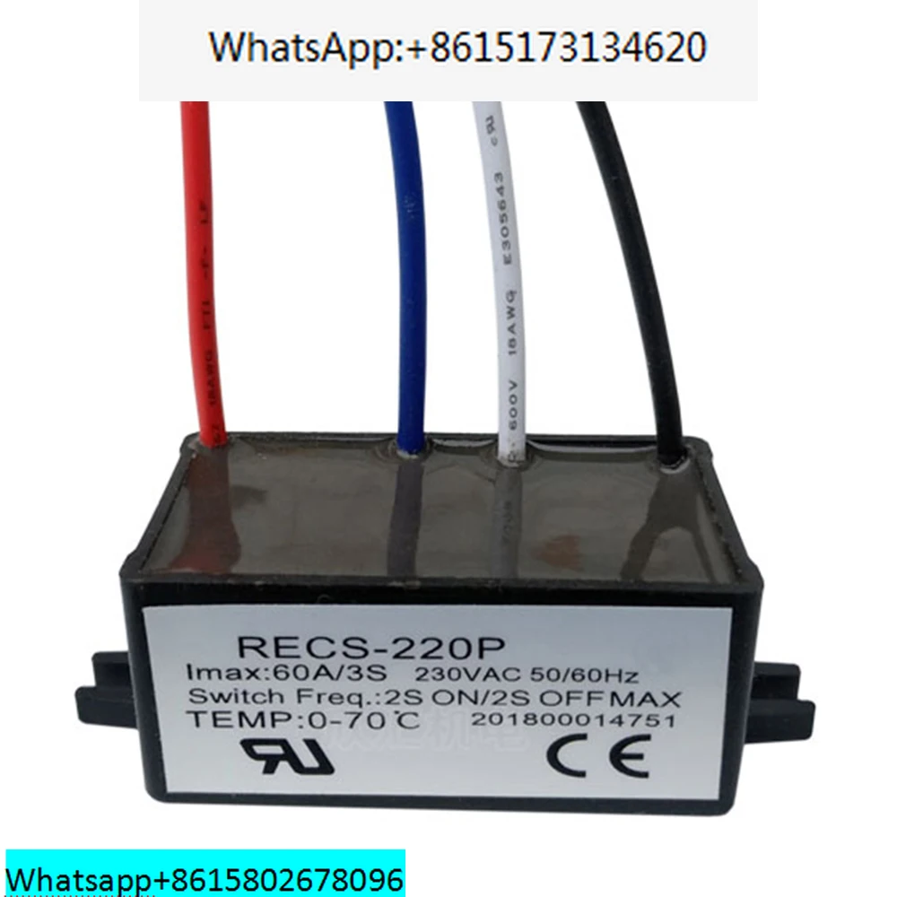 

RECS-205P RECS-220P RECS-240P 30A 60A 120A 220V Electronic Centrifugal Switch Single-phase Motor Intelligent Starter